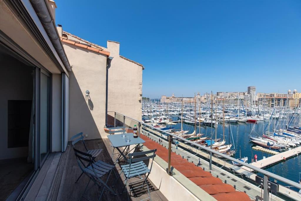 Sublime Pepite Vieux Port 2P Vue Imprenable Apartment Marseille Bagian luar foto