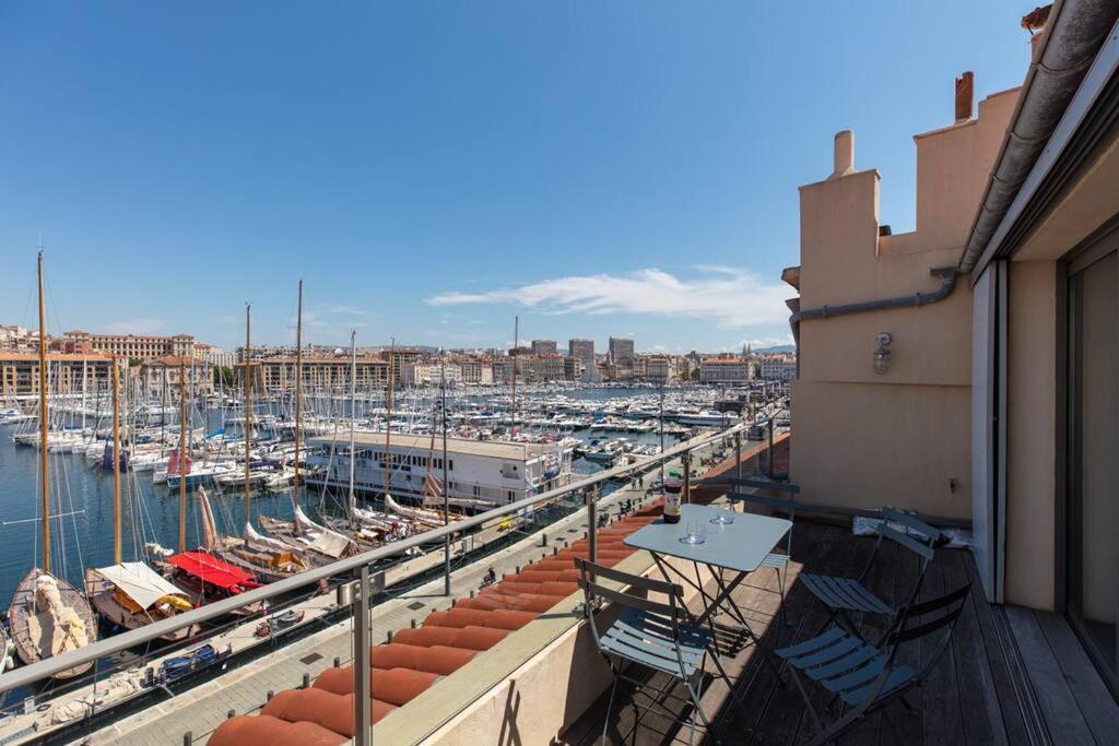 Sublime Pepite Vieux Port 2P Vue Imprenable Apartment Marseille Bagian luar foto
