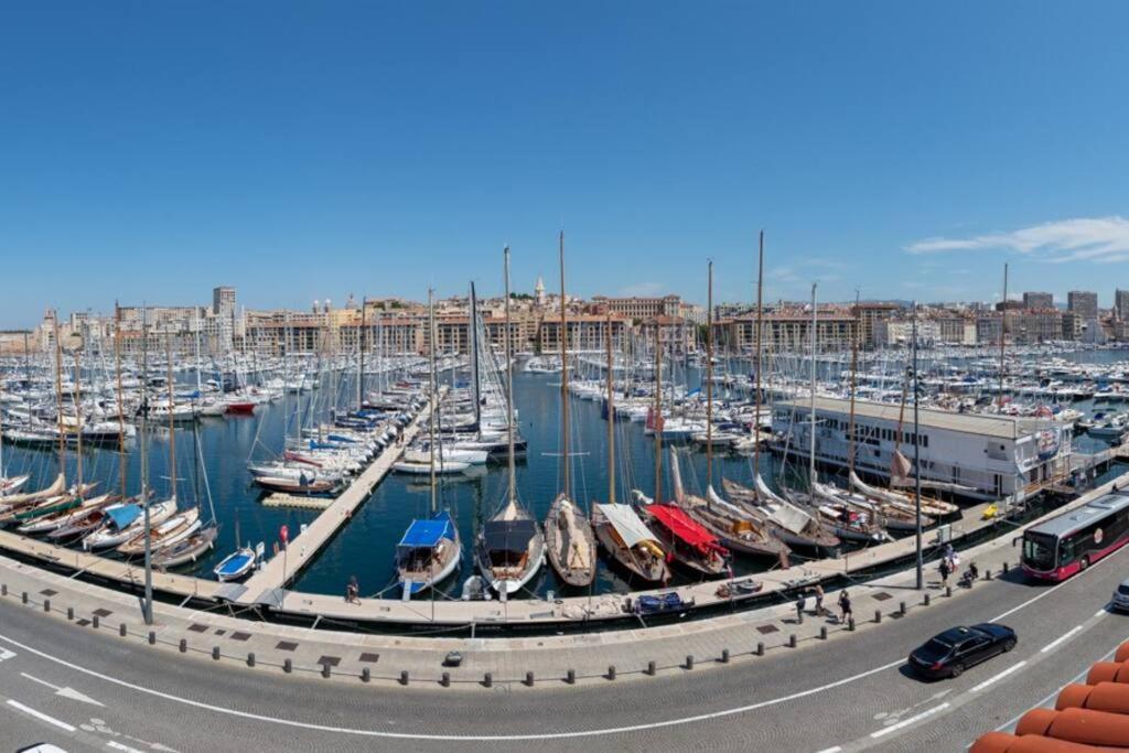 Sublime Pepite Vieux Port 2P Vue Imprenable Apartment Marseille Bagian luar foto